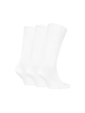 PUMA | Calcetines de hombre informales RIB Logo Crew, paquete de 3 | weiss